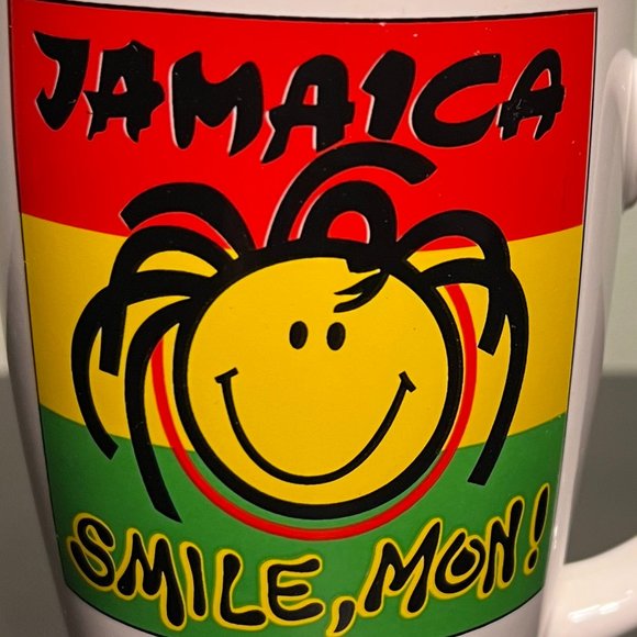 Jamaica SMILE, MON! Travel Vacation Souvenir Ceramic Tall Mug - Picture 5 of 5